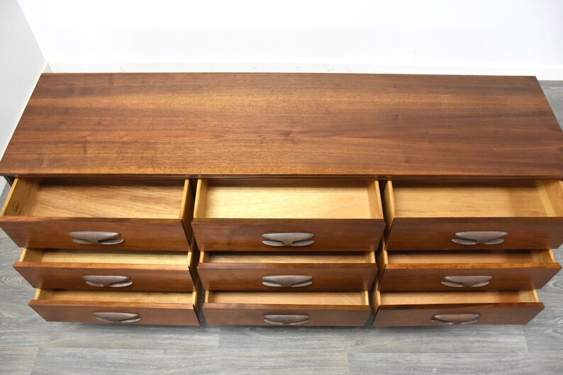 Walnut Long Dresser by Bassett image 4