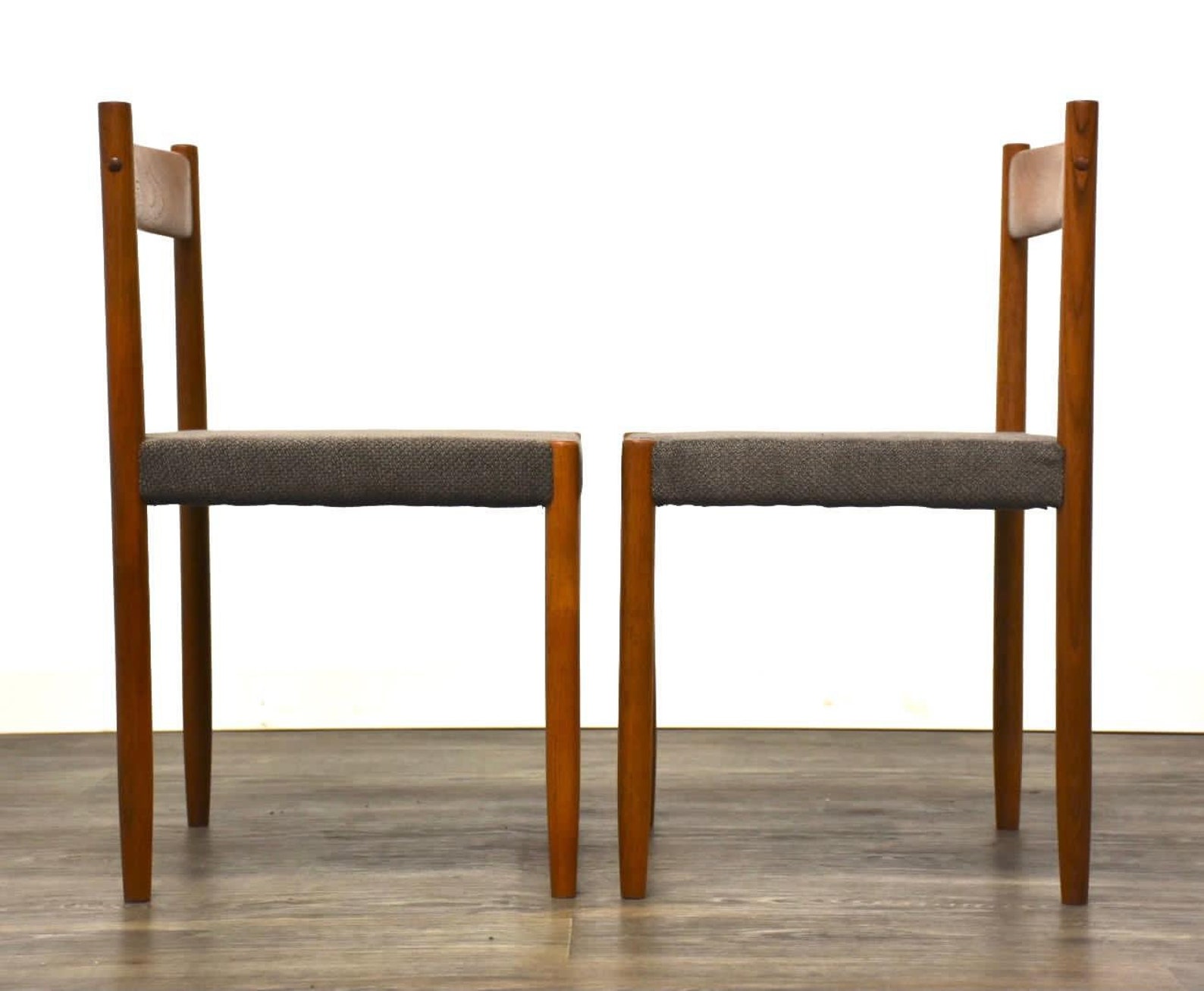 Teak MCM Dining Chairs Set of 8 Etsy