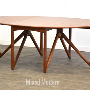 Kurt Ostervig Oval Teak Dining Table image 1