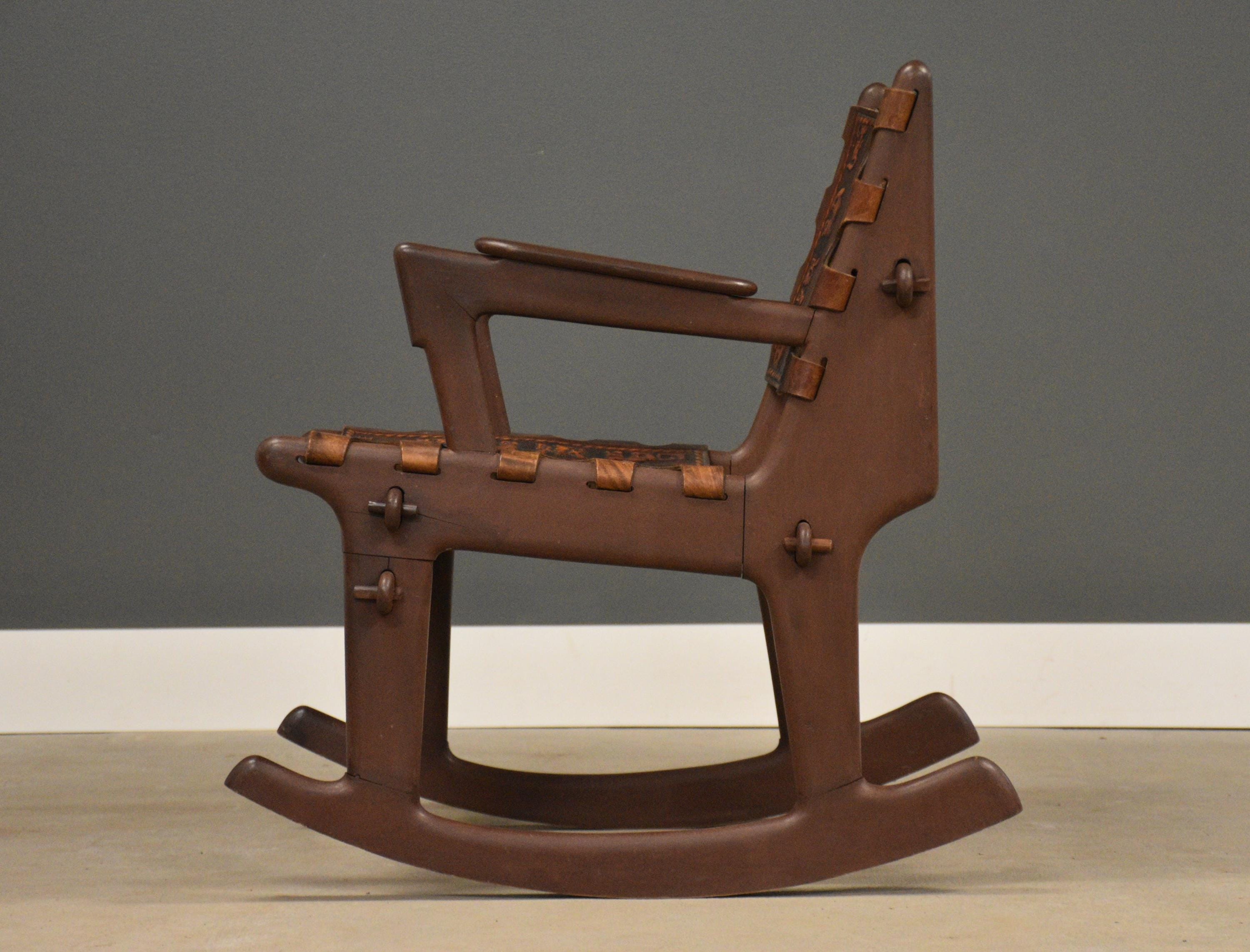 Angel Pazmino Mid Century Rocking Chair - Etsy