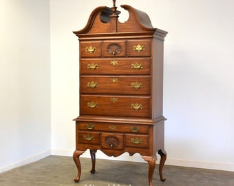 Henkel Harris Cherry Highboy Dresser
