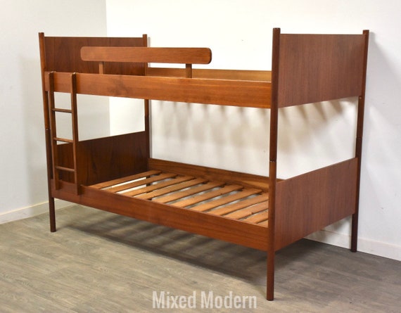 Mid century modern bunk bed discount