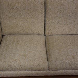 Milo Baughman Beige Sofa image 6