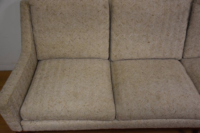 Milo Baughman Beige Sofa image 6