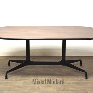 Eames Aluminum Group Rosewood Dining Table image 1