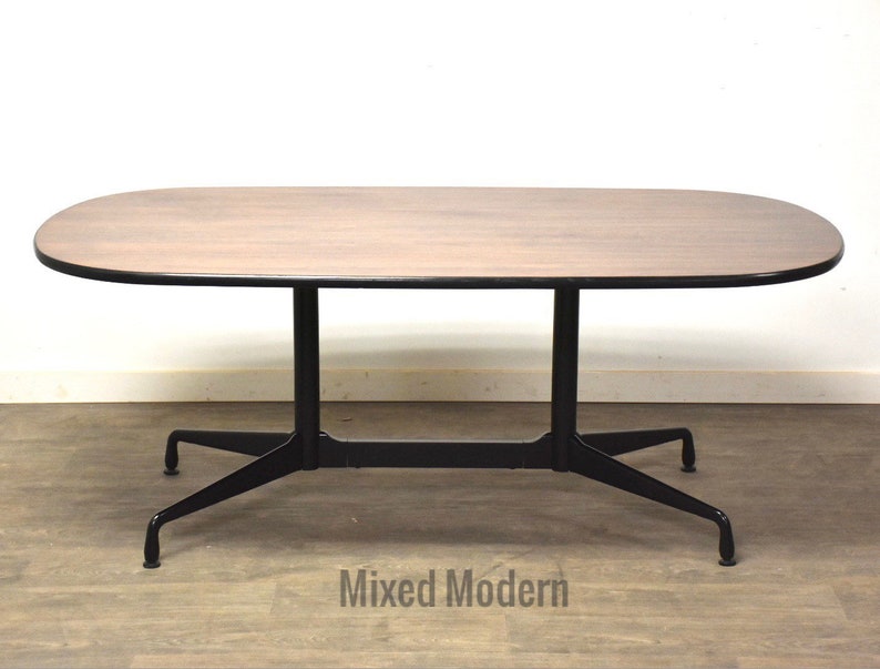 Eames Aluminum Group Rosewood Dining Table image 1