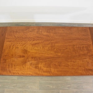 Walnut and Aluminum Dining Table image 2