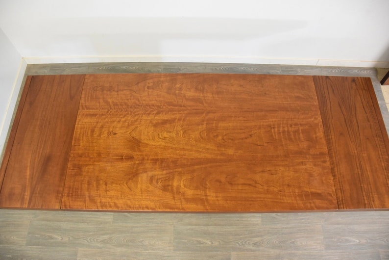 Walnut and Aluminum Dining Table image 2