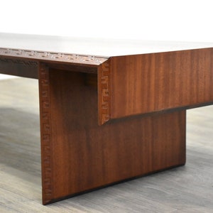 Frank Lloyd Wright for Henredon Taliesin Coffee Table or Bench image 6