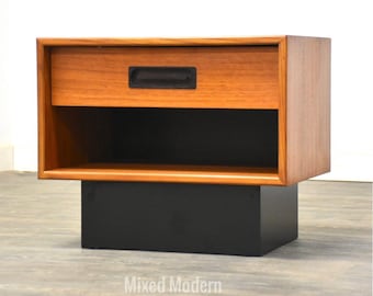 Danish Modern Small Teak Nightstand