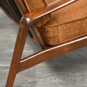 Ib Kofod Larsen Style Danish Modern Lounge Chair image 9