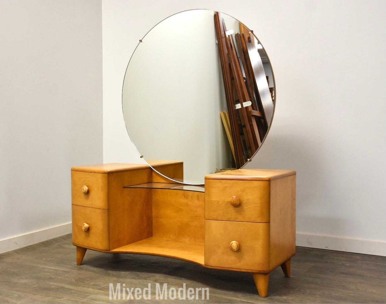 Heywood Wakefield Maple Vanity Etsy UK