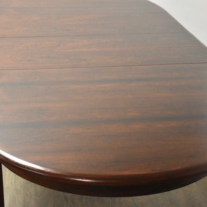 Danish Modern Rosewood Oval Dining Table image 6