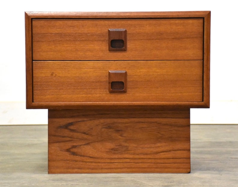 Mid Century Modern Teak Nightstand image 4