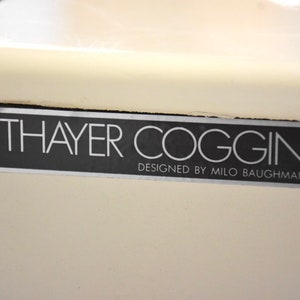 Vintage Ivory Thayer Coggin Cabinets Designed by Milo Baughman image 9