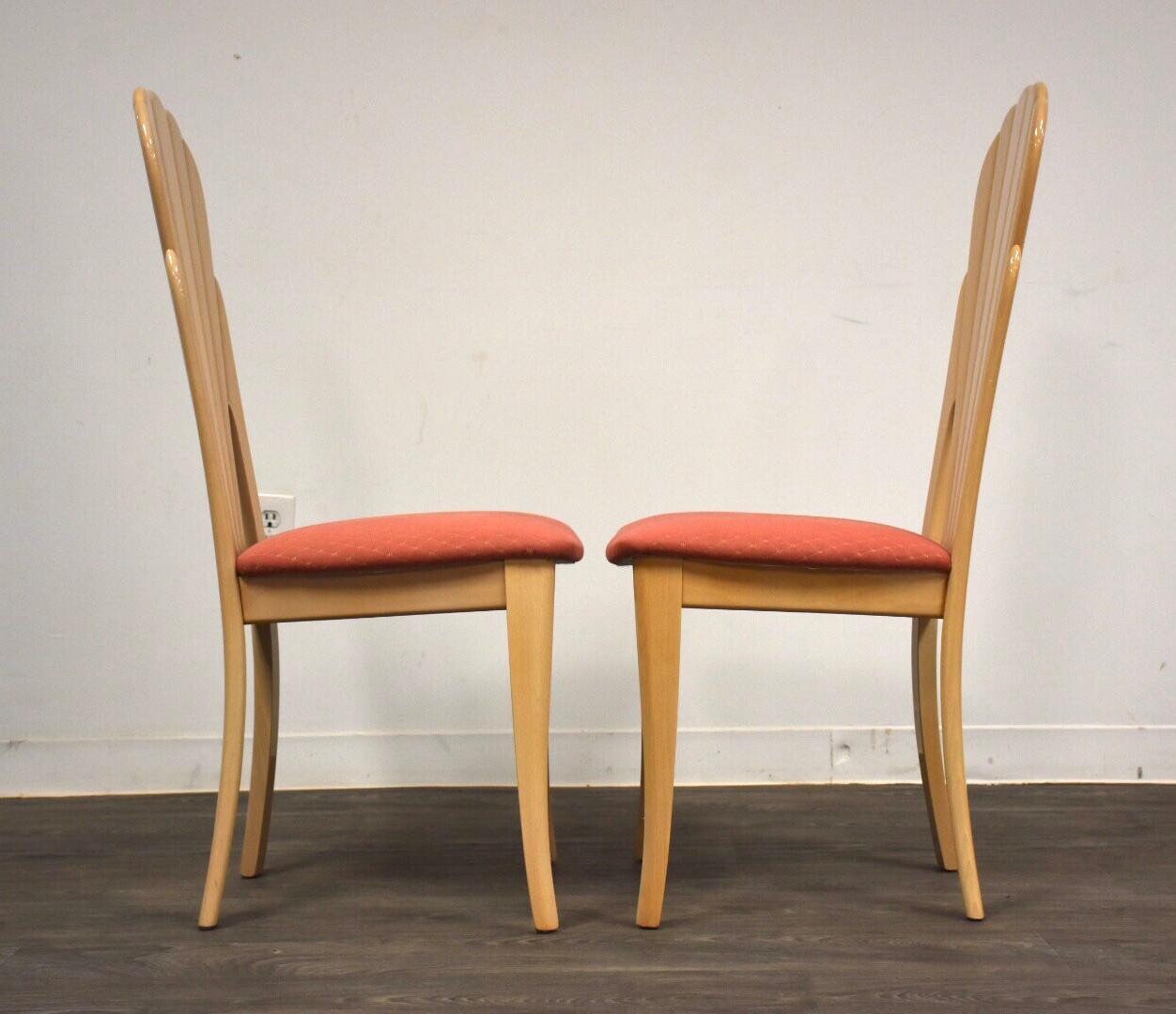 Sillas de comedor italianas con vieiras modernas Set de 8 | Etsy