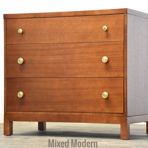 Single Mahogany Dresser Chest by Widdicomb image 1