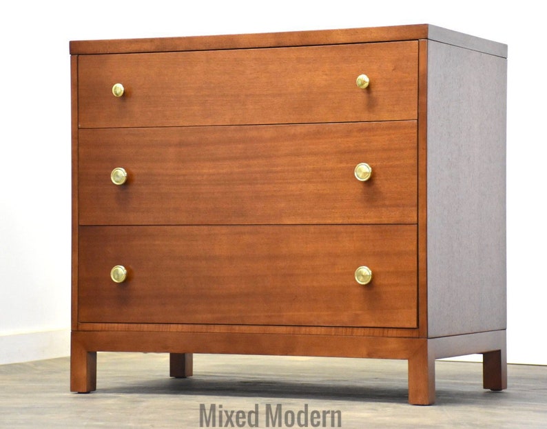 Single Mahogany Dresser Chest by Widdicomb image 1