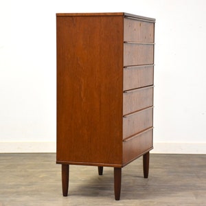 Danish Modern Teak Petite Tall Dresser image 5