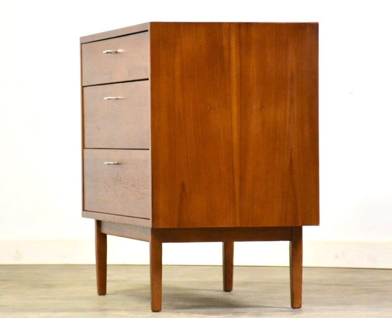 George Nelson Style Teak Dresser Chest image 2