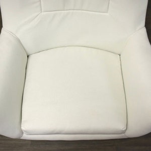 MCM White Lounge Chair by Lawrence Peabody image 7