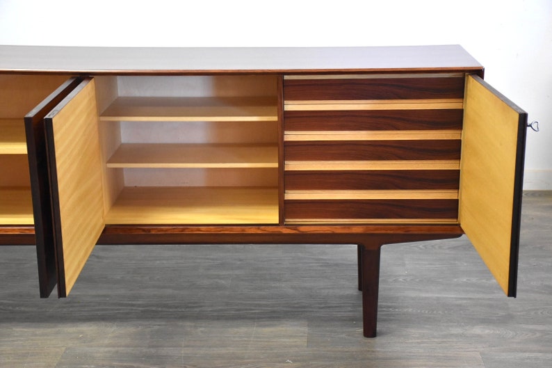 Fredrik Kayser Danish Rosewood Credenza image 4