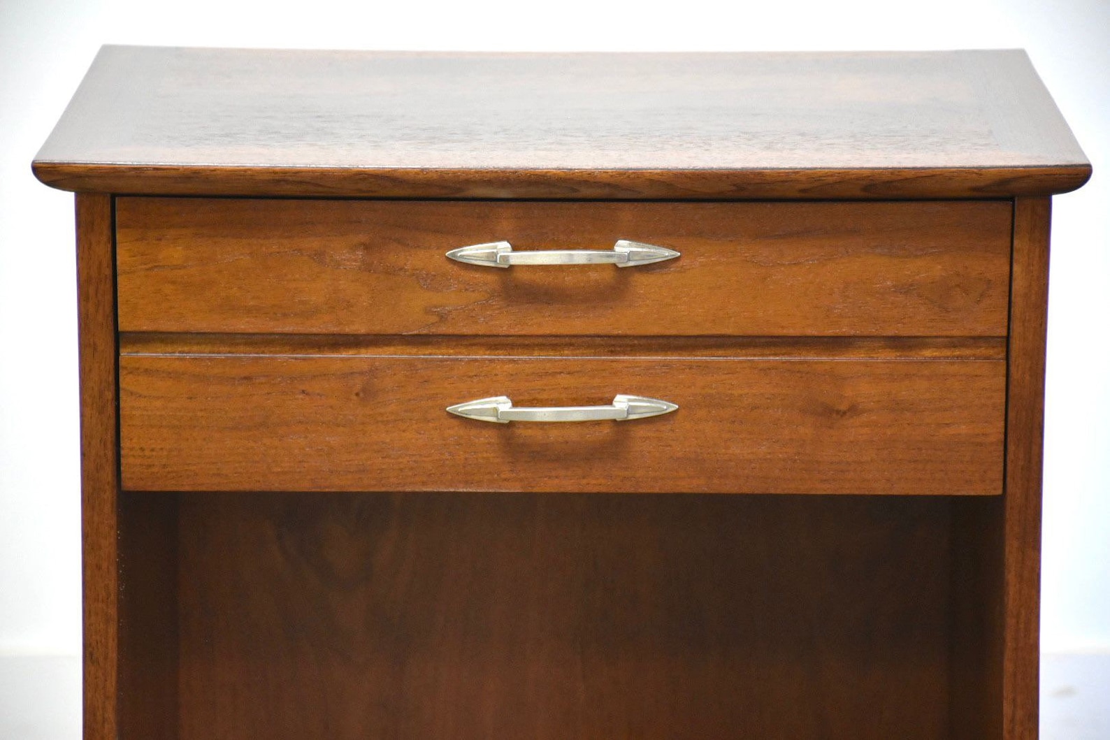 Lane Walnut MCM Nightstands A Pair Etsy