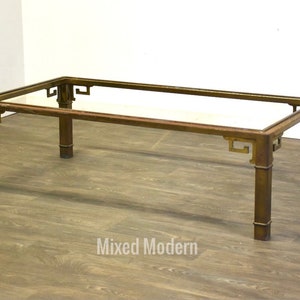 Mastercraft Greek Key Brass Coffee Table image 1