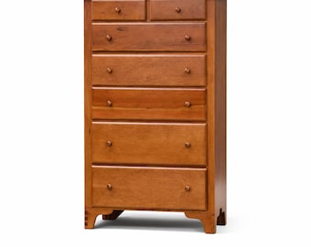 Refinished Cherry Tall Dresser