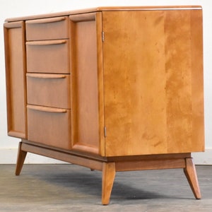 Refinished Maple Credenza by Heywood Wakefield image 4