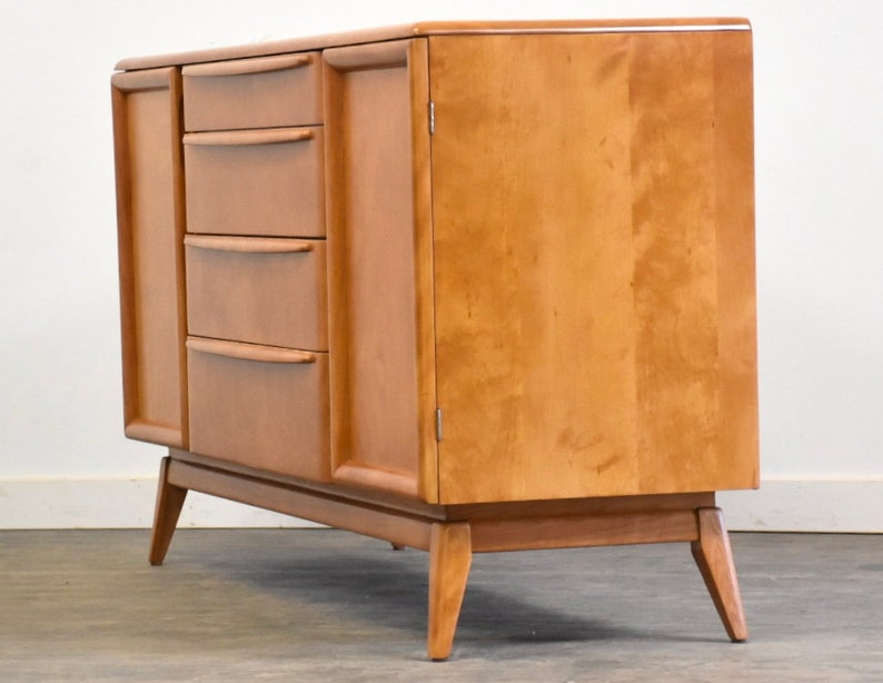 Refinished Maple Credenza by Heywood Wakefield image 4