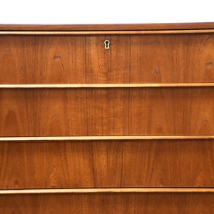 Danish Modern Teak Petite Tall Dresser image 9