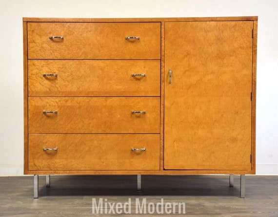 Lane Bird S Eye Maple Chifforobe Dresser Etsy