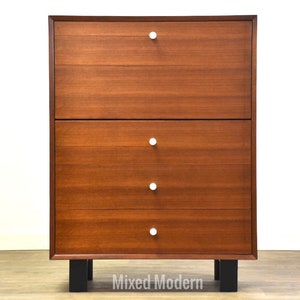 George Nelson Herman Miller Walnut Dresser Desk image 1