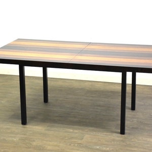 Milo Baughman for Directional Multi Wood Dining Table image 7