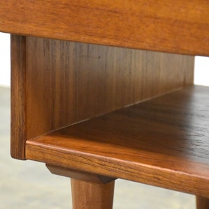 Danish Modern Teak Nightstands A Pair image 8