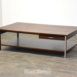 Paul McCobb for Calvin Walnut Coffee Table image 1