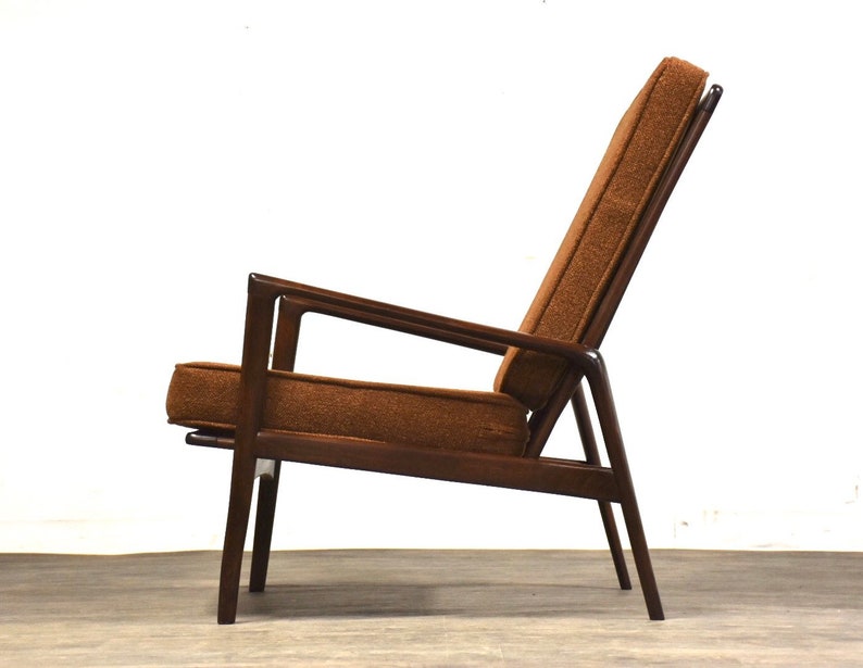Ib Kofod Larsen Style Danish Modern Lounge Chair image 3