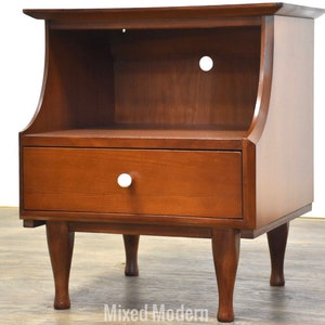 Kipp Stewart Style Walnut Nightstand image 1