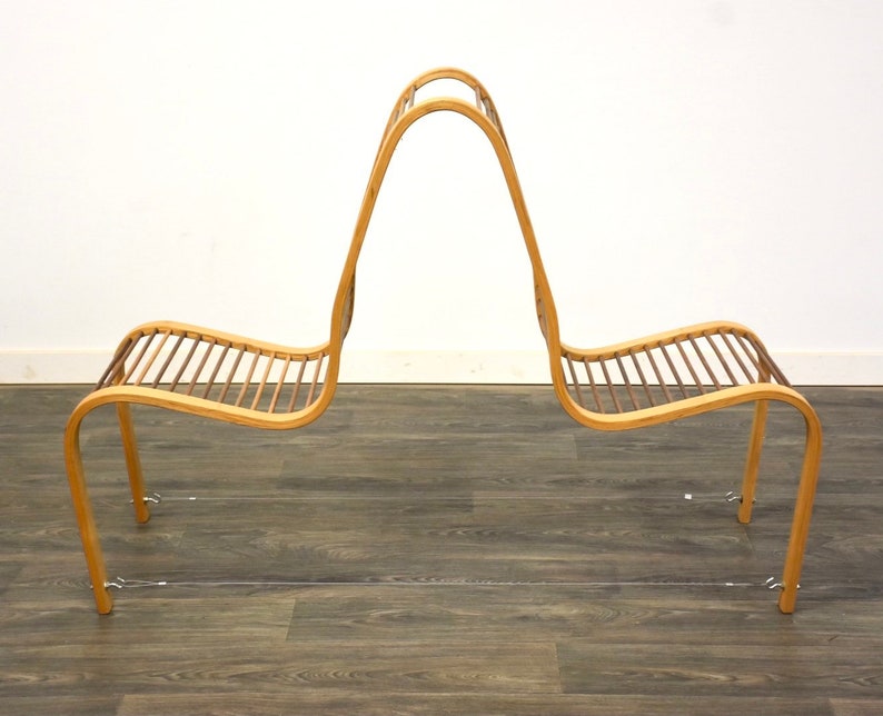 Bent Wood Tandem Chair Art image 2