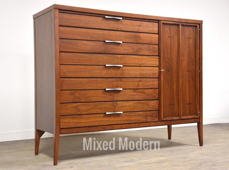 Walnut Lane Tuxedo Dresser Armoire Etsy