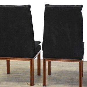 John Stuart Walnut Dining Chairs Set of 4 Bild 4