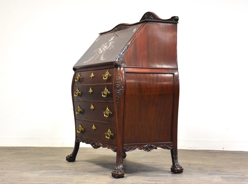 R.J. Horner Mahogany Secretary Desk image 5