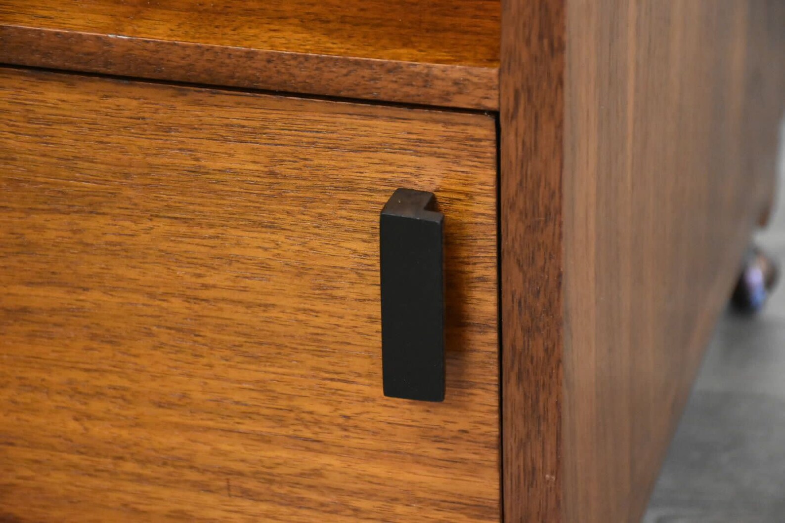 Walnut MCM Nightstand Etsy UK