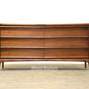 Lane Rhythm Walnut MCM Dresser image 1