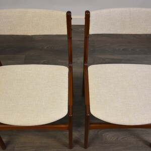 Danish Modern Teak Dining Chairs Set of 4 image 3