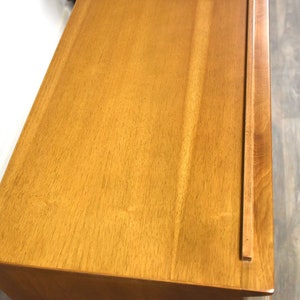 Walnut MCM Bookcase Display Cabinet image 7