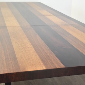Milo Baughman for Directional Multi Wood Dining Table image 4