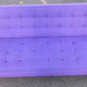 Modern Chrome & Purple Sofa by Patrician image 6