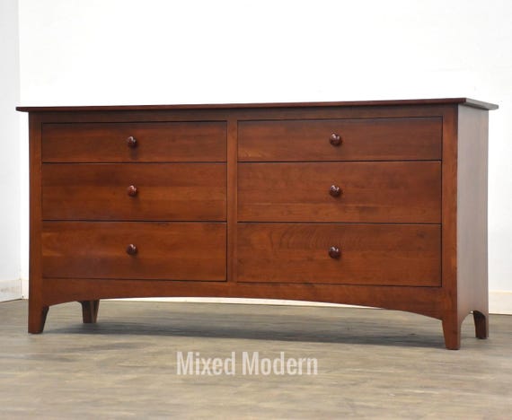 Ethan Allen American Impressions Cherry Dresser Etsy